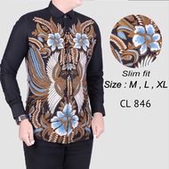 KEMEJA Slimfit Batik Shirt CL 846