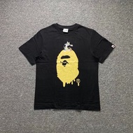 BAPE & TOM AND JERRY 貓和老鼠聯名 溶解猿人頭短袖T恤