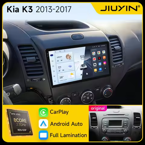 JIUYIN Android Wireless CarPlay Auto Car Radio For KIA K3 CERATO FORTE 3 YD 2013-2017 Intelligent Sy
