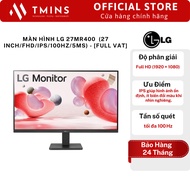 LG 27MR400 Monitor (27 INCH/FHD/IPS/100HZ/5MS) - [FULL VAT] - Genuine