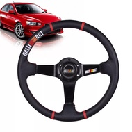 13.7''/35CM 6 Bolt Aluminum Racing Car Steering Wheel Deep Dish Drifting Sport