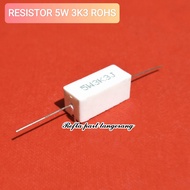 1 BUAH RESISTOR 5W 3K3 OHM ROHS