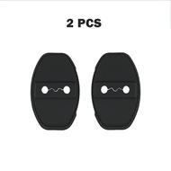 2/4Pcs Silicone Car Door Lock Cover Protective Cap Stickers Accessorie For Skoda Karoq Kamiq Yeti Ku