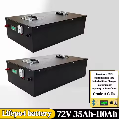 Premium quality72V 35Ah Lithium Battery 72v 40Ah 50Ah 60Ah 70Ah 80Ah 100Ah 110Ah Lifepo4 for 3000W 5