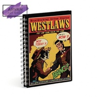 Handwriting Vintage Hardcover Notebook A5size ( Wild West )