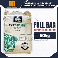 M.Machinery NPK YaraMila 15-15-15 (50KG) Compound Fertilizer Yara Baja Subur