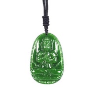 【正佳珠寶】和田碧玉 八大守護神 大日如來 羊 猴 本命佛 吊墜