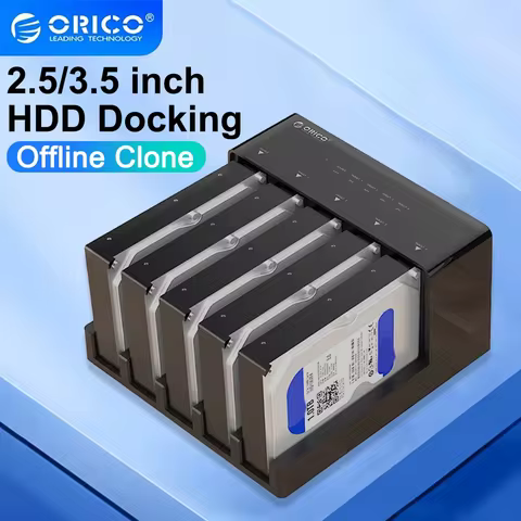 ORICO 5 bay Hard Drive Docking Station SATA to USB 3.0 HDD Docking Station with Offline Clone Functi