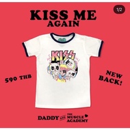 KISS Screen Printed T-Shirt ‍ Brand Daddy and the muscle academy