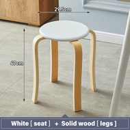 Kursi Bangku Kayu Minimalis / Kursi Bar Kayu / Kursi Cafe Tinggi 47cm