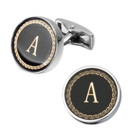 New Arrival Fashion Letter A D R H M Cufflinks The English alphabet Cuff Links Men Shirt Charm Cuffl