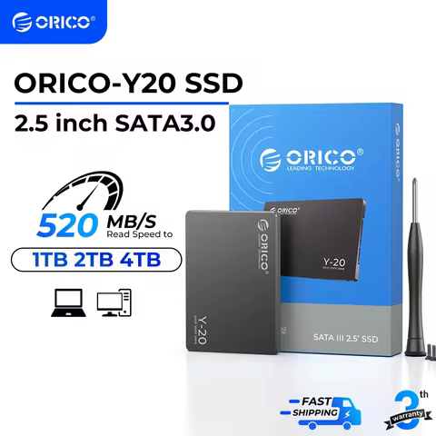 ORICO 1TB SATA SSD 2.5 Inch Internal Solid State Drive up to 500MB/s SATA III 6Gbps Desktop Laptop N