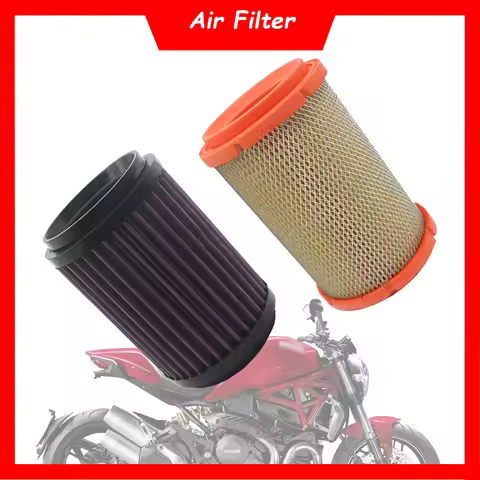Motorcycle Engine Air Filter Cleaner For Ducati Scrambler 400 Monster 659 696 795 796 797 821 1100 1