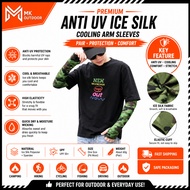 1PAIR Anti UV Long Sleeve Ice Silk Comfortable Arm Sleeve Hand Socks for Outdoor Sport Rider Fishing