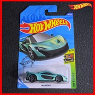Hot Wheel Mclaren P1 2020 Cyan Exotics hotwheel Car Model Super Car Diecast Mclaren Exotics Mclaren 