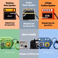 Retro Speaker Airpods Case Cute Airpods 3 Case Fender Airpods Pro 2 Case Radio Airpods 2 Case Maishaee Fender Orhdge