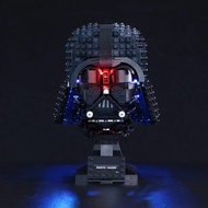 Light Set for Darth Vader Helmet Building Blocks Model - Led Light kit Compatible with Lego 75304 -