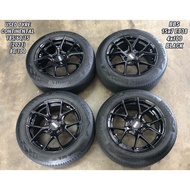 USED RIM BBS 15 INCH WITH TYRE FOR MYVI ALZA WIRA VIOS YARIS HATCHBACK JAZZ CITY
