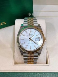 👑[現貨]🔥🔥Rolex Datejust 勞力士日誌系列 126333 白面條刻 表徑41mm 自動機械 23年全套 rolex submariner/rolex daytona/rolex gmt