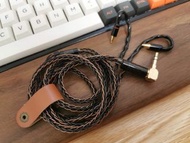 8絞7N單晶銅混單晶銀線IE40 Pro 3.5mm 彎頭