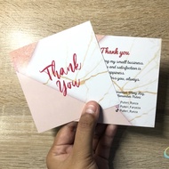 Custom Thank You Card 4x4in
