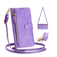 For OPPO Realme Narzo 80 80X 70 70X 60 60X Pro N65 N63 N53 luxury zipper wallet style Flip cover PU 