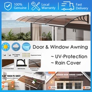 Awning Roof Outdoor Atap Bumbung Rumah Awning Canopy Door Window Sunshade Rain Cover Protection Gaze