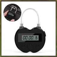 Smart Time Lock LCD Display Time Lock Multifunction Travel Electronic Timer, Waterproof USB Recharge