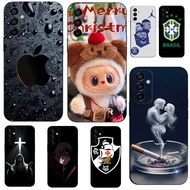 case For Samsung Galaxy M23 F23 5G Case Silicon Phone Back Cover Soft black tpu Shatterproof phone c