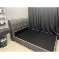 Harga Kilang Katil Baldu Kelabu Katil Single Bujang Model DV01