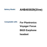 AHB403029 2line Earphone Battery Reliable Replacement 400mAh For Plantronics Voyager Focus B825 High