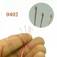 20pcs 0402 SMD Model Train HO N OO Scale Pre-Welding Miniature Twisted Wire LED Wire