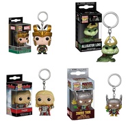 Funko Pop Thor Odinsonalligator Loki avengers  Keychain