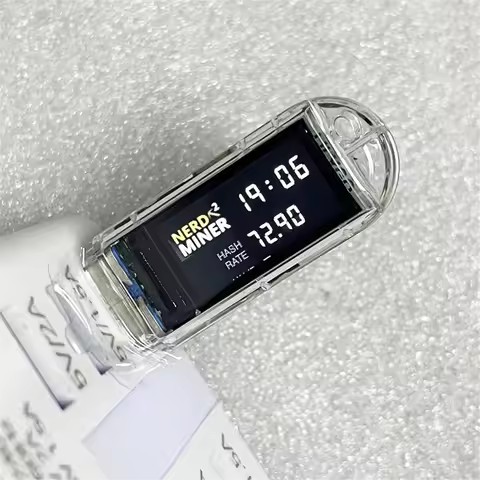 B43C Mini USB Mining Machine NerdMiner V2 74KH/S USB BTC Crypto Miner Solo Lottery Miner BTC Solo Mi