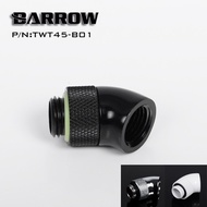 BARROW TWT45-B01 G1/4'' Thread 45 Degree Rotary Fitting Adapter Rotating 45 °Adapter( Male to Female