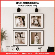 Minimalist and Design 20x20 8R MDF Wooden Frame Photo Printing Waterproof Dust-ResistantELEGAN for A