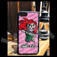 美人魚 貓 貓咪 手繪 手機殼 iPhone 14 13 12 11 XR 8 7 6