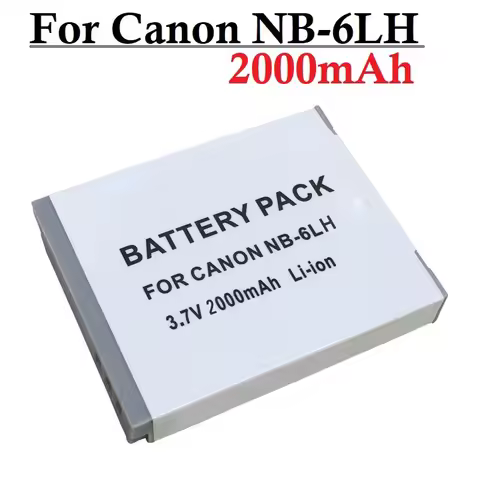 2000mAh Batteries Camera Battery NB 6L NB6LH NB-6L For Canon Power-shot IXUS 310 SX240 SX275 SX280 S