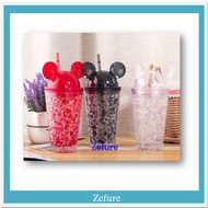 1SET - [WITH BOX] BLINK GLASS BLINK TUMBLER BLINK BLINK MICKY BOTTLE ICY
