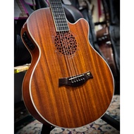 AK Guitar AK-D1 CEQ Acoustic Guitar 41" Mahogany