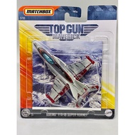Matchbox BOEING F/A-18 SUPER HORNET Grey Red Top Gun Maverick F18 Fighter Aircraft Diecast Plane Hot