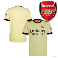 FX 2021-2022 Arsenal F.C. Football Jersey Tshirt Tops Premier League Away game Soccer Jersey Loose Tee Plus Size XF