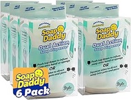 Scrub Daddy Soap Daddy - Dual-Sided Liquid Dish Soap Dispenser for Kitchen Sink + Bathroom Cleanup -