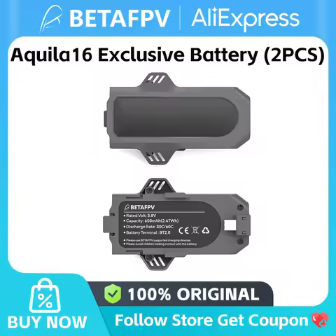 betafpv Aquila16 Exclusive 1100mMAh Battery (2PCS) 650mAh