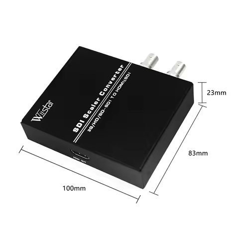 SDI to HDMI-compatible, SDI to SDI output HDMI-compatible Scaler Converter BNC Scaler Adapter Suppor