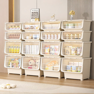 DR.STORAGE 28L/40L/60L Large Capacity Storage Box With Transparent Lid Stackable Toy Snack Storage C