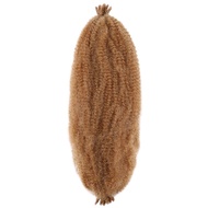 Soft Locs Synthetic Marley Twist Braiding Hair Pre-Separated Springy Afro Twist Hair 22Inch Kinky Af