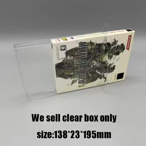 For XBOX360 PS2 Limited Edition Game with Artbook Bundle Transparent Protective Display Case Preserv