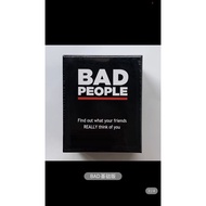 Ready Stock board Game Card English Creative Bad people games Party