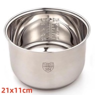 3L 304 stainless steel thickened Rice cooker inner bowl Suitable for Panasonic SR-TMH10 SR-TMG10 rice cooker accessories